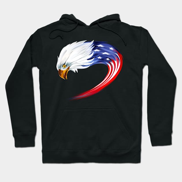 Independence Day Hoodie by gold package